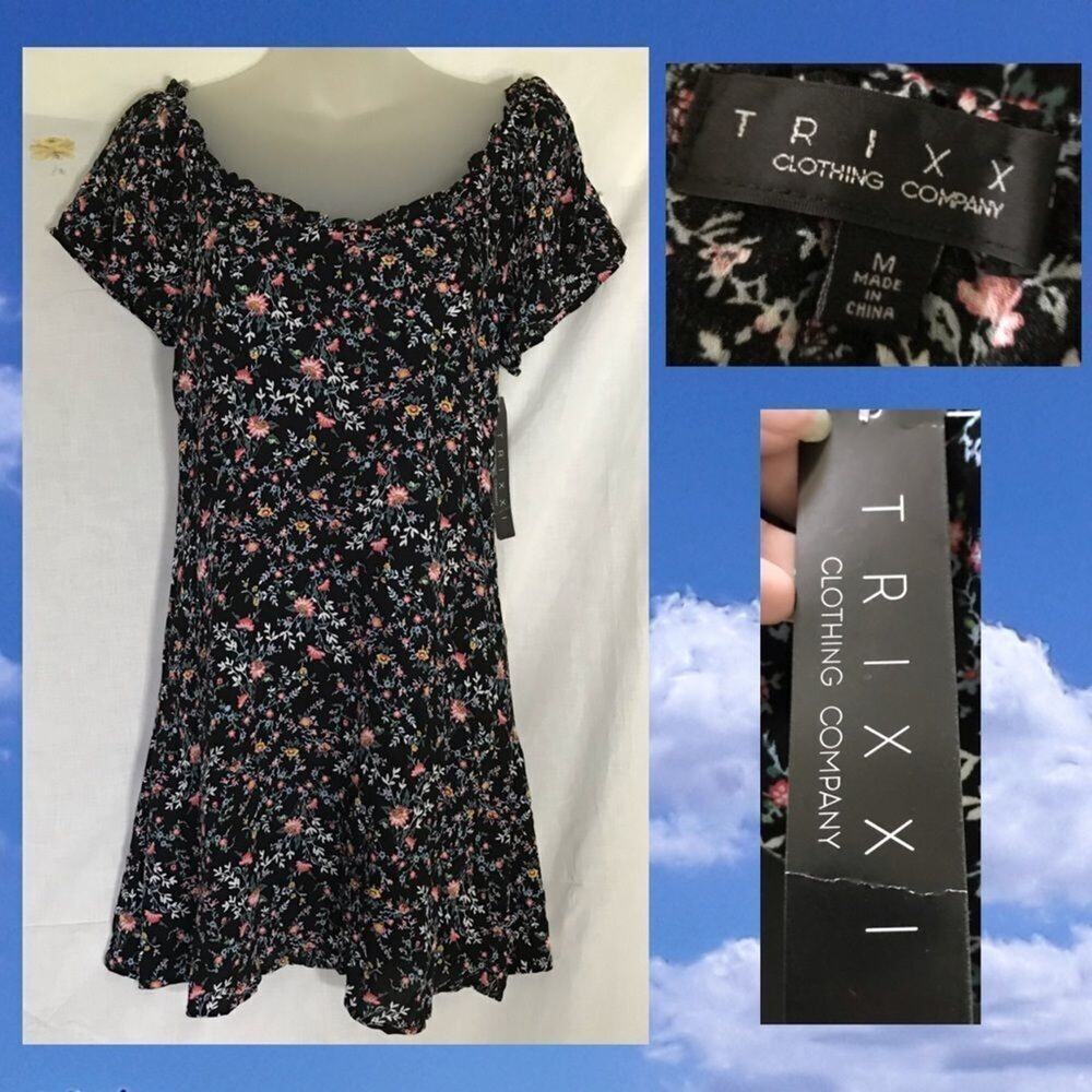 Floral dress jr medium 